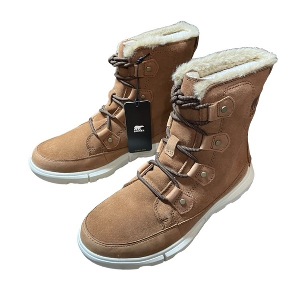 Sorel Explorer II Joan Suede Waterproof Ankle Boot NEW Size 8.5 - Picture 3 of 8